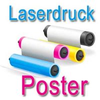 Abstraktes Produktbild Laser-Posterdruck